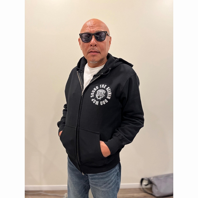 MOON DOGS パーカー（Wジップアップ) ブラック IKURA SITE